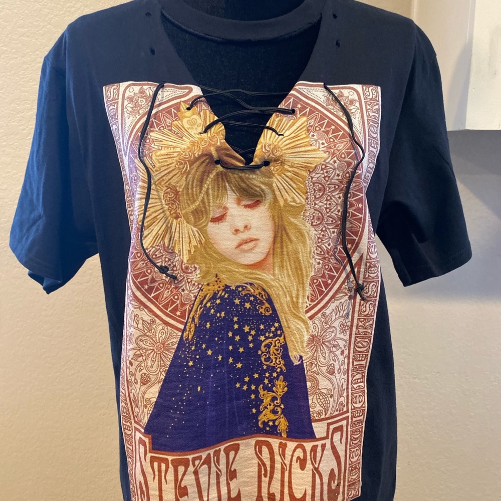 Stevie Nicks Recustomized Tee Shirt